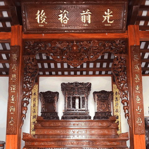 Cửa Võng Thờ Gia Tiên Mẫu 2
