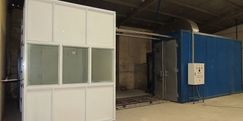 HỆ THỒNG BUỒNG SƠN, LÒ SẤY SƠN THEO MẺ