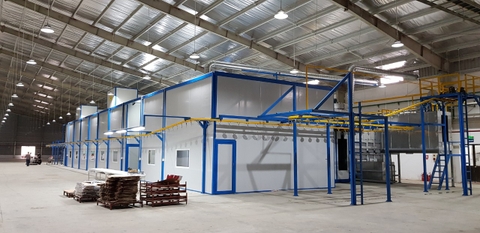 Dây chuyền sơn tự động 05/2022