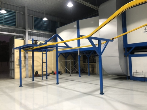 Dây chuyền sơn tĩnh điện bột - 012021