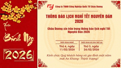 THÔNG BÁO NGHỈ TẾT ÂM LỊCH BÍNH NGỌ 2026