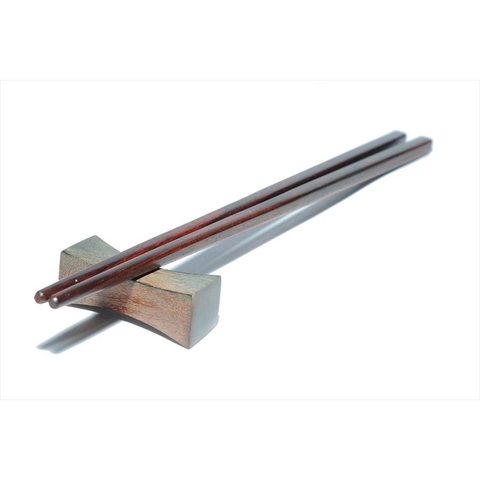 Đũa gỗ trắc đỏ đầu vuông - hộp 10 đôi