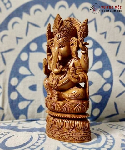 tượng thần Ganesha gỗ đàn hương