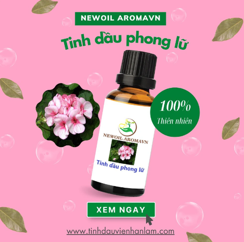 Tinh dầu Phong Lữ nguyên chất  Geranium Essential Oil
