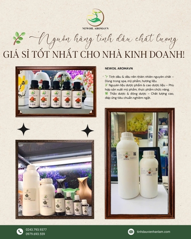 🌿 NGUỒN HÀNG TINH DẦU CHẤT LƯỢNG – GIÁ SỈ TỐT NHẤT CHO NHÀ KINH DOANH! 🚀