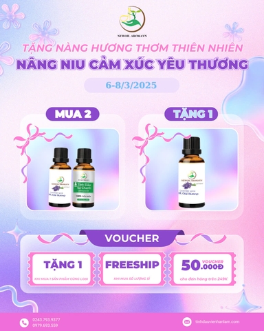 THẾ GIỚI TINH DẦU ĐÁP ỨNG CHO MỌI NHU CẦU KHÁCH HÀNG 🌿