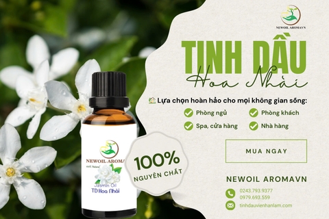 Tinh dầu hoa nhài không chỉ là một mùi hương, mà còn là liệu pháp thư giãn tuyệt vời giúp bạn giảm căng thẳng