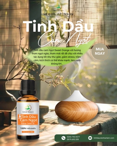 🌿 SWEET ORANGE – TINH DẦU CAM NGỌT NGÀO, SẢNG KHOÁI 🍊