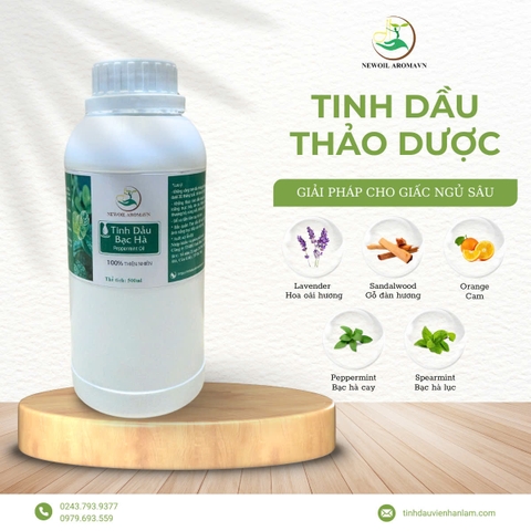 Tinh Dầu Thảo Dược – Chìa Khóa Cho Giấc Ngủ Sâu & Thư Thái 🌙✨