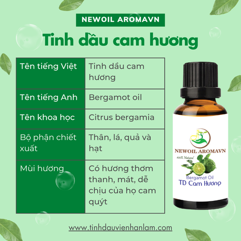 Tinh dầu Cam Hương nguyên chất Newoil Aromavn