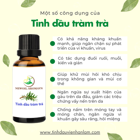 Tinh Dầu Tràm Trà nguyên chất Newoil Aromavn