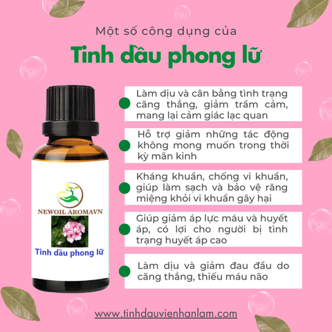 Tinh dầu Phong Lữ nguyên chất Newoil Aromavn