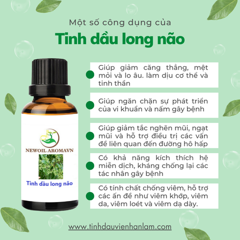 Tinh dầu long não nguyên chất Newoil Aromavn