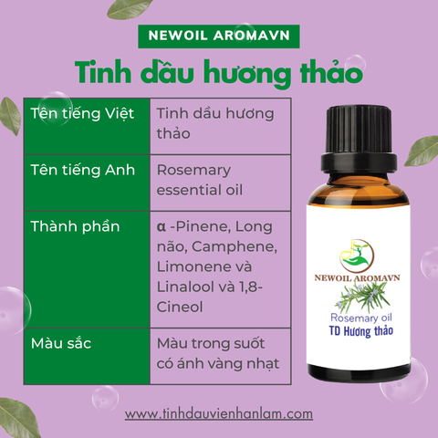 Tinh Dầu Hương Thảo nguyên chất Newoil Aromavn