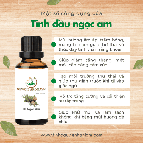 Tinh dầu gỗ Ngọc Am nguyên chất Newoil Aromavn