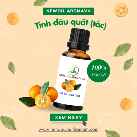 Tinh Dầu Quất (Tắc ) Nguyên Chất Tự Nhiên Newoil Aromavn