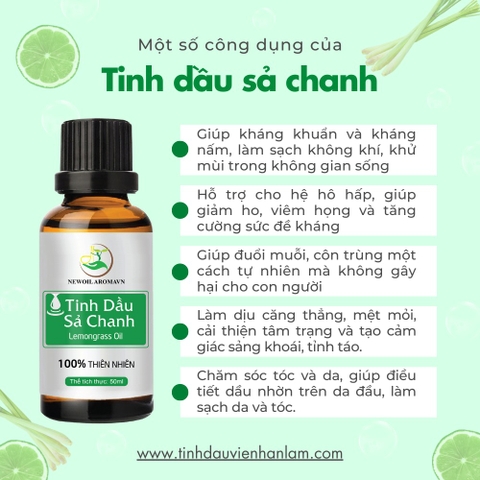 Tinh dầu Sả Chanh Việt Nam