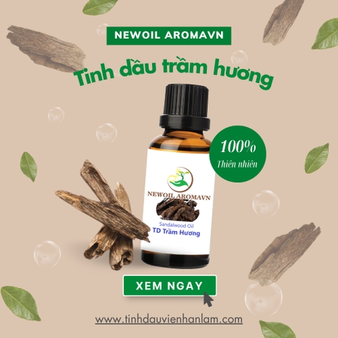 Tinh dầu trầm hương tự nhiên Newoil Aromavn - Sandalwood Essential Oil