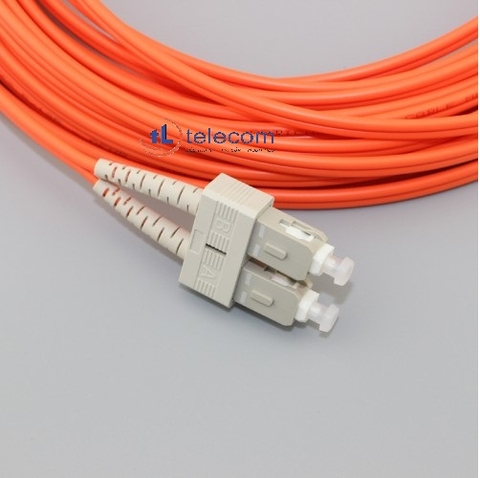 Dây nhảy quang MultiMode Duplex SC/UPC-SC/UPC 4 đầu vuông lớn vát dài 30m