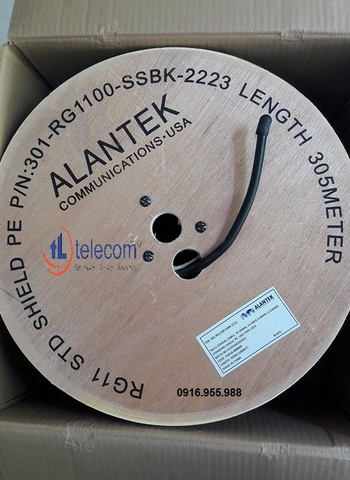 Cáp đồng trục Alantek RG-11 Standard Shield Coaxial