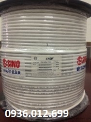 Cáp đồng trục Sino lõi đồng, mầu đen-FB (RG59U loic 4C) lõi CCS 64 sợi SP đen ( Cuộn 100/200m)