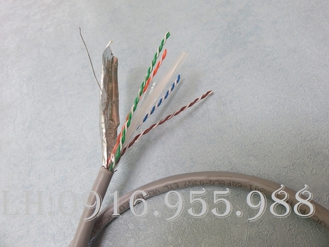 Dây cáp mạng Alantek cat6 chống nhiễu FTP 4 Pair 301-60F8LG-03GY