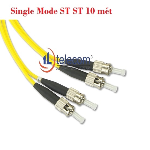 Dây nhảy quang Single Mode Duplex FC/UPC-FC/UPC 4 đầu tròn lớn dài 10M