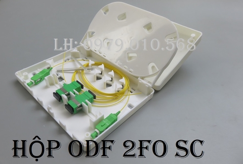 Hộp phối quang ODF 2FO (2 core) SC/APC TLTELECOM