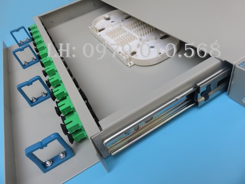 Hộp phối quang ODF khay trượt chuẩn rack 19