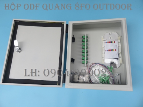 Hộp phối quang ODF 8 core, 8fo ngoài trời (outdoor)