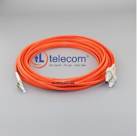 Dây nhảy quang SC - LC Multimode TLTelecom Duplex 3 mét