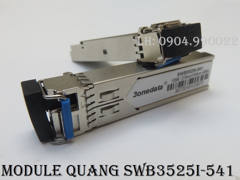 Module quang SFP công nghiệp 155Mb/s, single-mode, 40km 3Onedata SWB3525I-541