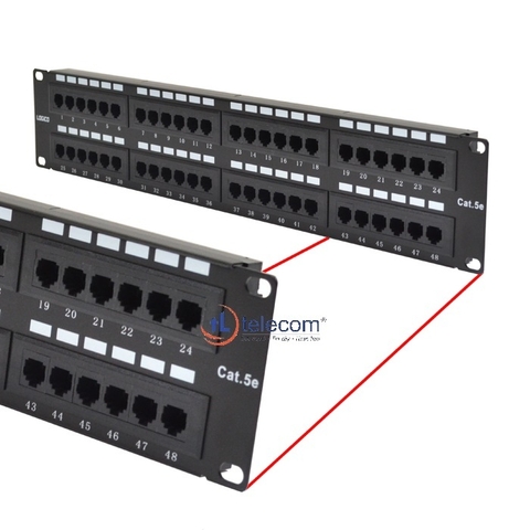 Thanh đấu nối Patch Panel cat5e 48 port AMP/COMMSCOPE