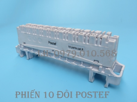 Phiến điện thoại 10 đôi Postef