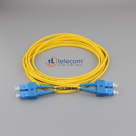 Dây nhảy quang SC - SC Singlemode TLTelecom Duplex 5 mét