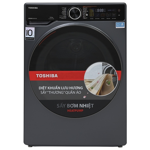 Đánh Giá Máy Sấy Bơm Nhiệt Toshiba 10 kg TD-T25BS110HWV(MG)