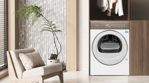Đánh Giá Chi Tiết Máy Sấy Bơm Nhiệt Toshiba 8 kg TD-T37BS90HWV(WT)