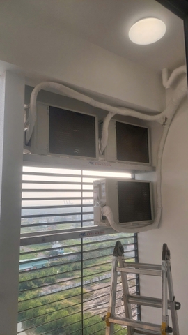 Nguyễn Linh lắp đặt 4 bộ máy lạnh treo tường Casper cho căn hộ cao cấp MT Eastmark tại Quận 9