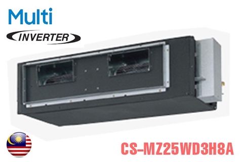 Dàn Lạnh Nối Ống Gió Điều Hòa Multi Panasonic CS-MZ25WD3H8A 9000Btu 2 Chiều