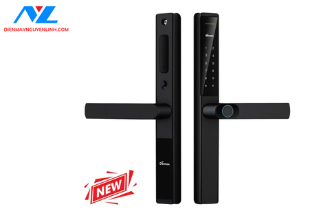 Khoá vân tay cửa nhôm Demax EL699 Lux BL App wifi