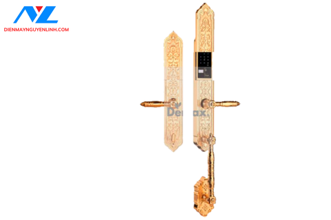 Khóa cửa đại sảnh biệt thự Demax EL886 Gold App Wifi
