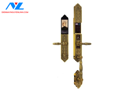 Khóa điện tử Demax EL9882 GB Brass App