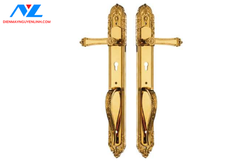 Khóa cửa chính và đại sảnh Demax CL806 BRASS 24K