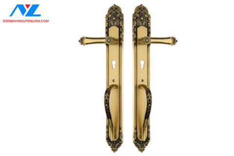 Khóa cửa chính và đại sảnh Demax CL805B BRASS 24K
