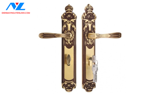 Khóa cửa chính và đại sảnh Demax CLK306 BRASS