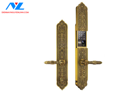 Khóa điện tử Demax EL8882 GB Brass App