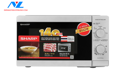 Lò vi sóng có nướng Sharp R-G251TV-SL 25 lít