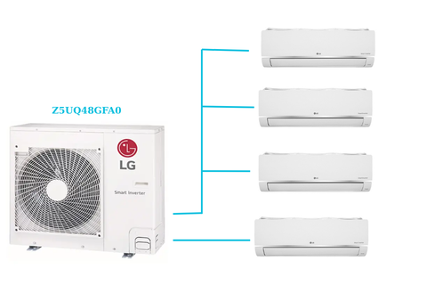 Combo Multi LG Inverter 4 Dàn Lạnh 5 HP Z5UQ48GFA0