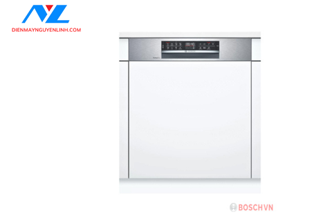 Máy rửa chén bán âm Bosch SMU6ECS57E Series 6, 14 bộ, Home connect