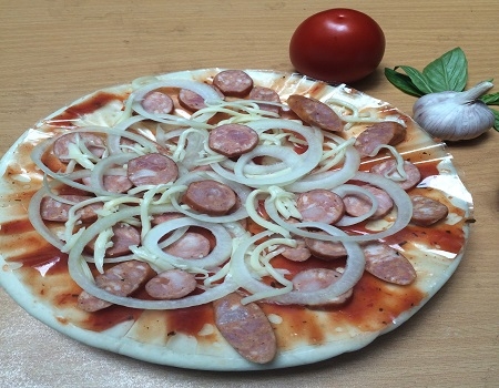 Nhân bánh Pizza Salami